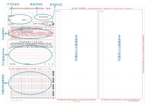 2023年10月高等教育自学考试答题卡须知-撷墨资料库