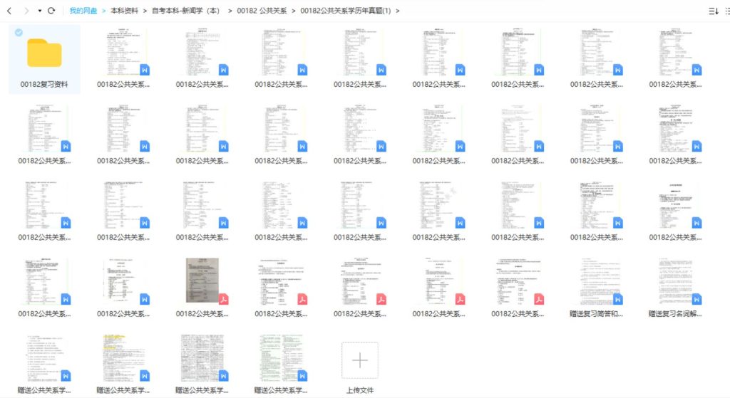 自考本科-公共关系（代码：00182）历年真题，复习重难文档资料-撷墨资料库